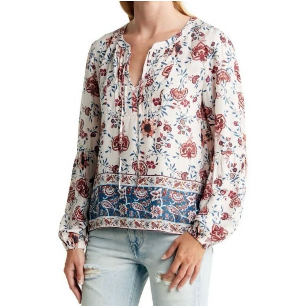 Lucky Brand Floral Print Women's Top